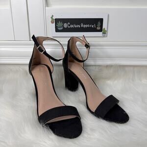 New Madden Girl Bella Two-Piece Block Heel Sandals Size 7